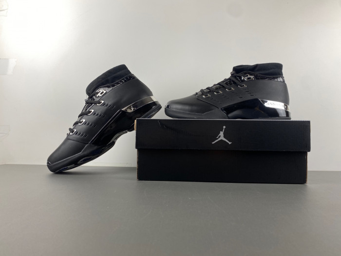 AIR JORDAN 17 OG LOW BLACK CHROME 303891-004