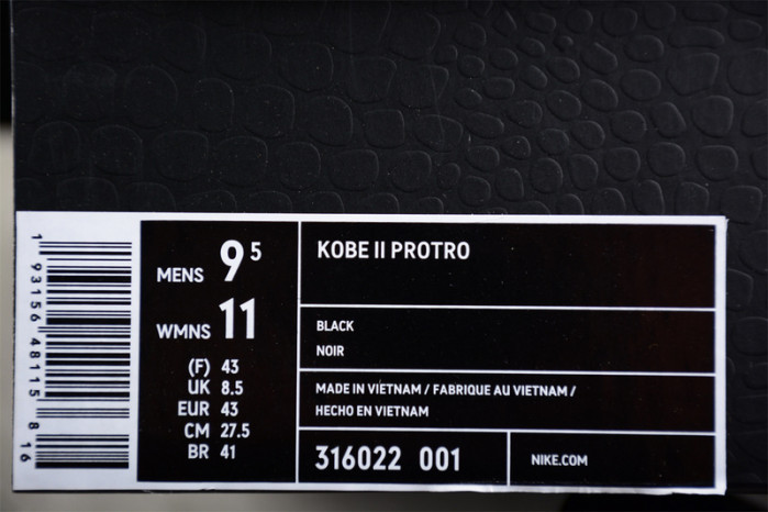 nike zoom kobe 2 carpe diem - 316022-001