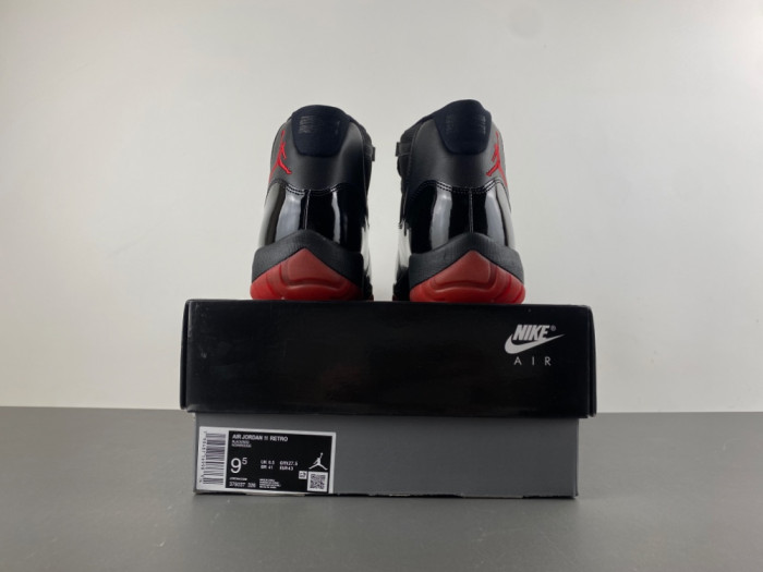 Air Jordan 11 Retro black red 378037-326