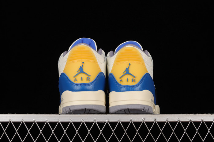 air jordan 3 retro unc white black blue yellow 398614-145