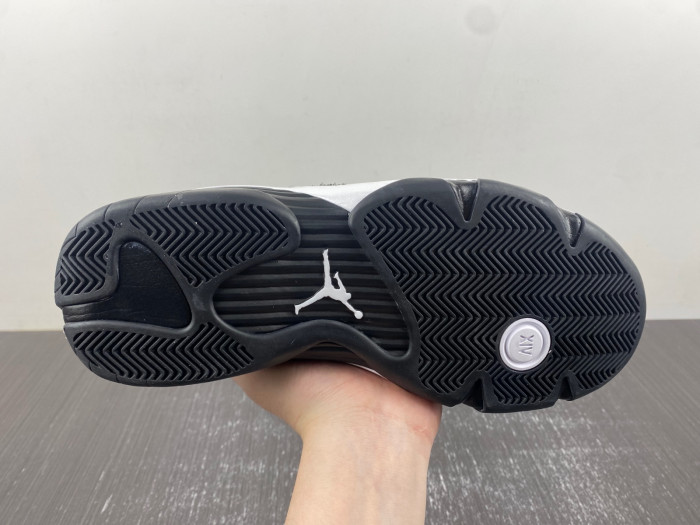air jordan 14 "black/white/university red" 487471-016