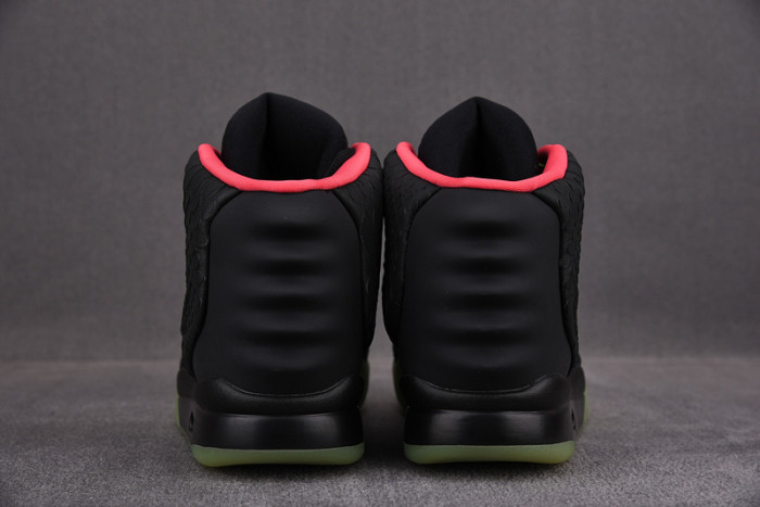 nike air Y**zy 2 “solar red” black mens 508214-006