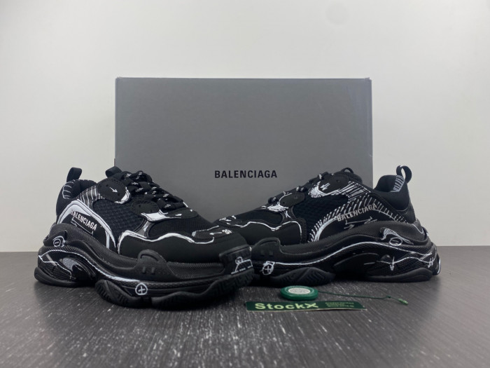 bl triple s trainers sneakers 536737 w2fw6 0102