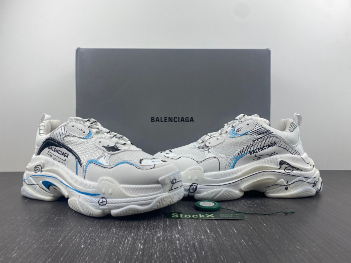 bl triple s trainers sneakers 536737 w3srb 9014