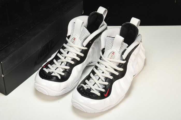 nike air foamposite pro white black university red 624041-103