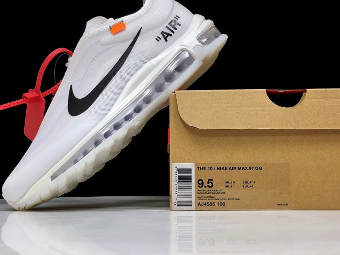 ofw x air max 97 the ten white cone ice blue - aj4585-100