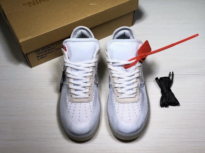 nike air force 1 low ofw all white - ao4606-100