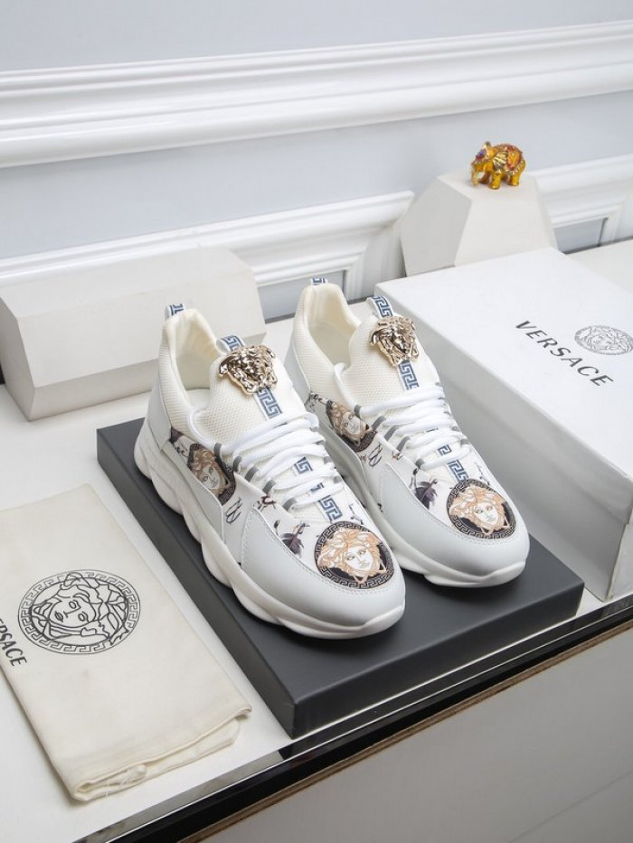 vse chain reaction white sneaker