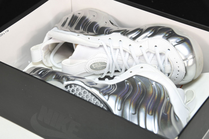 nike air foamposite one chrome white aa3963-100