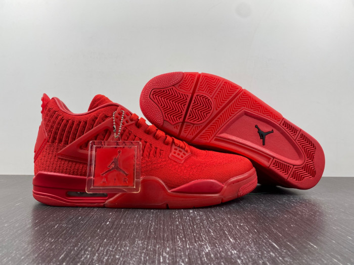 air jordan 4 retro flyknit red aq3559-600