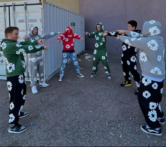 ALL KINDS OF COLOR DENIM TEARS HOODIE