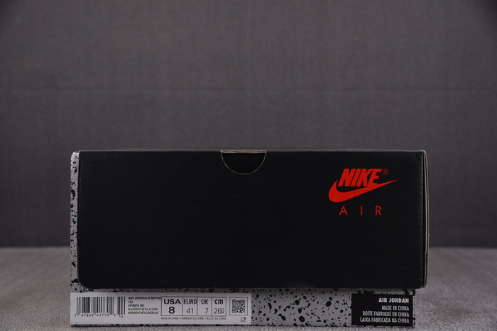 AIR JORDAN 5 BLACK METALLIC REIMAGINED HF3975-001