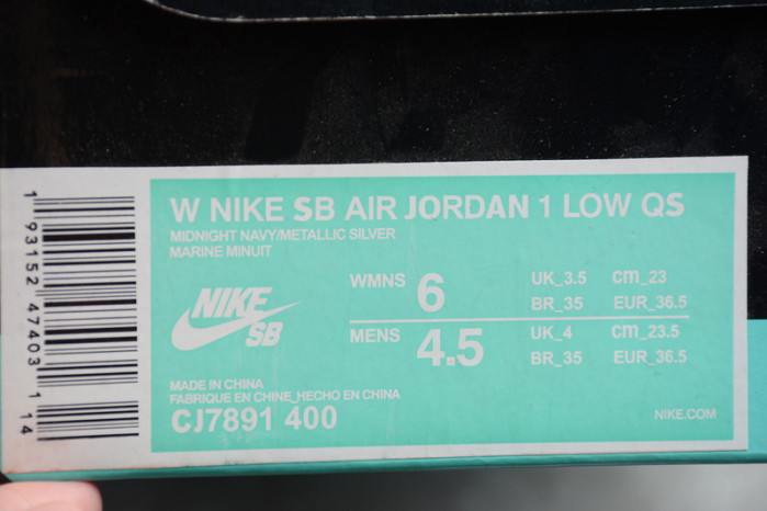 air jordan 1 low "eric koston - midnight navy" cj7891 400