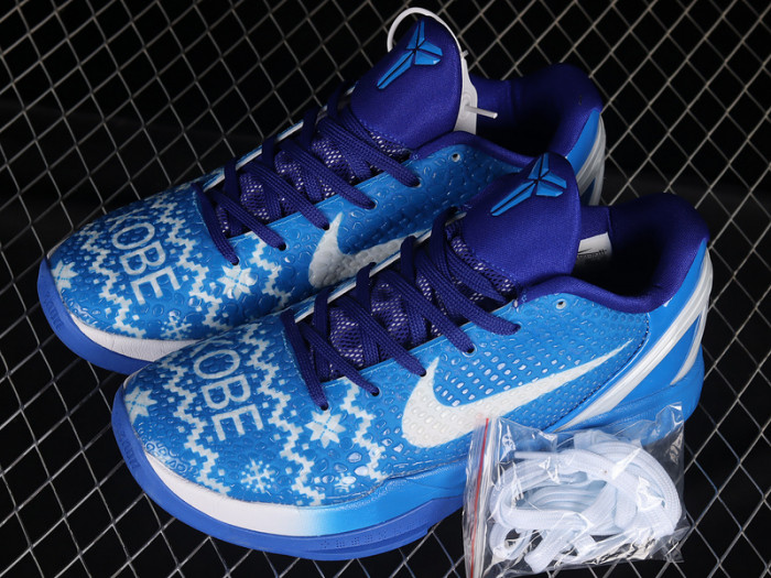 nike zoom kobe vi protro 6 sea blue white cw2190-111