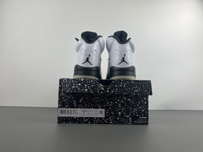 air jordan 5 "white/black" dd0587-110