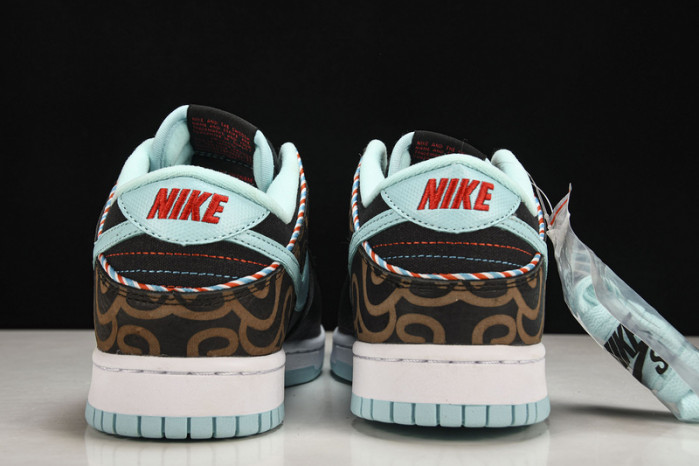 nike dunk low barbershop black dh7614-001