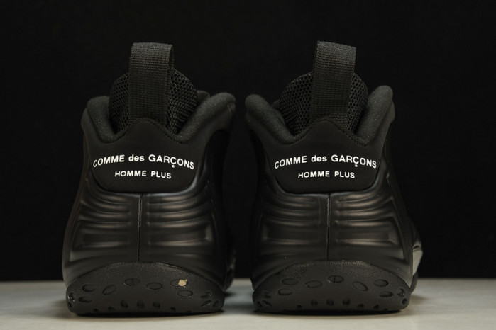 nike air foamposite one comme des garcons homme plus black dj7952-001