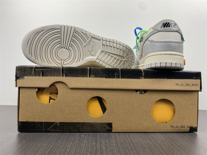 nike dunk low ofw lot 26 of 50 dm1602-116