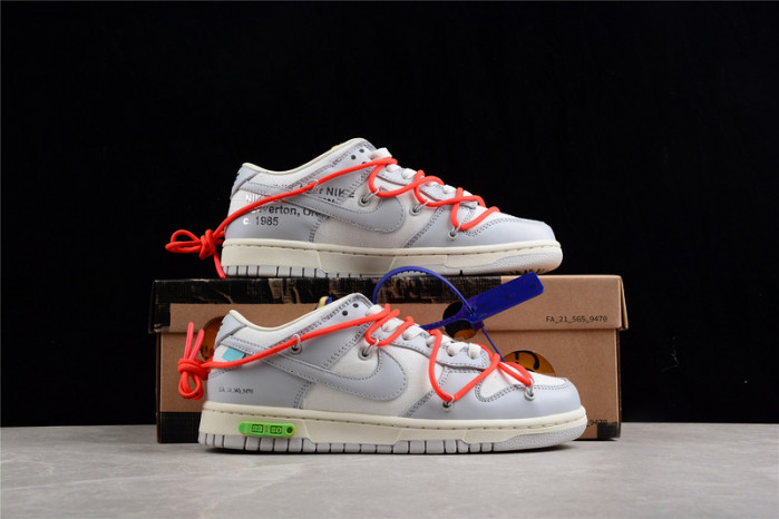 nike dunk low ofw lot 23 of 50 dm1602-126