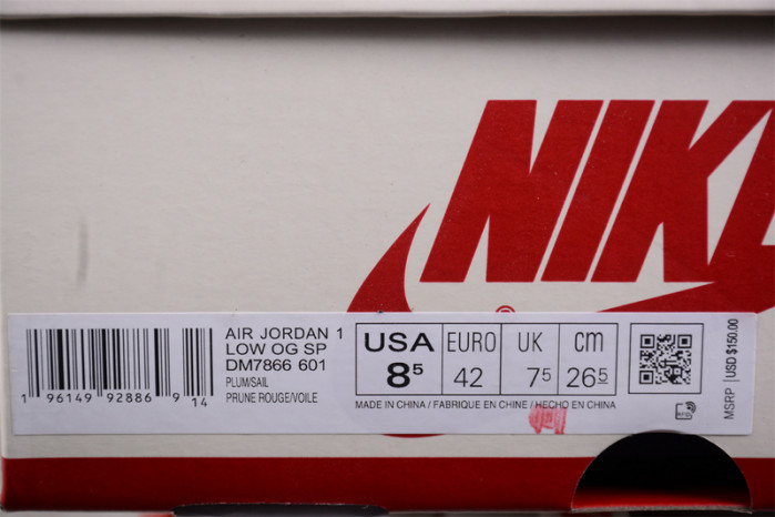travis scott x air jordan 1 low og dm7866-601