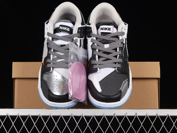 nike dunk low scrap black neutral grey university blue white dn5381-001