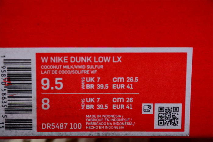 nike dunk low banana - dr5487-100