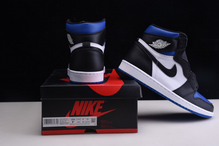 air jordan 1 retro high black game royal - 555088-041