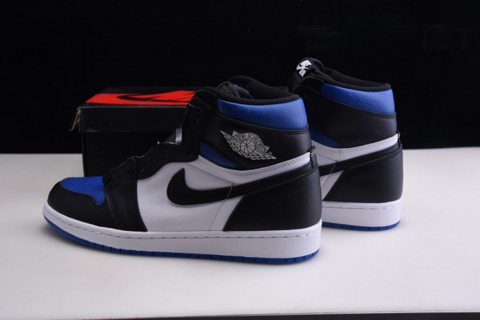 air jordan 1 retro high black game royal - 555088-041