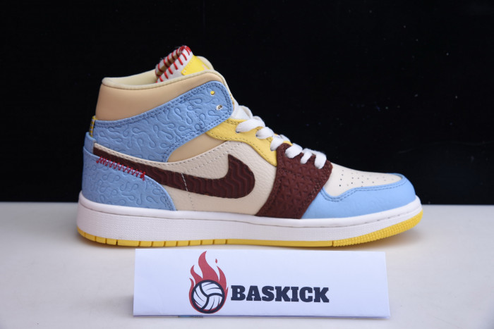 air jordan 1 mid se fearless maison chateau cu2803-200
