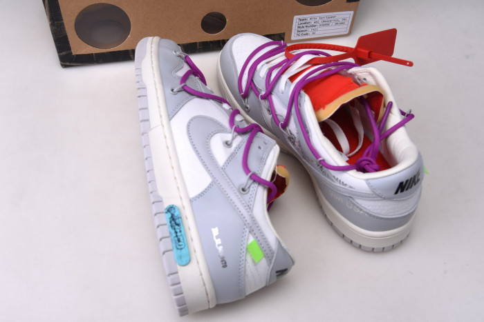 nike dunk low ofw lot 45 dm1602-101