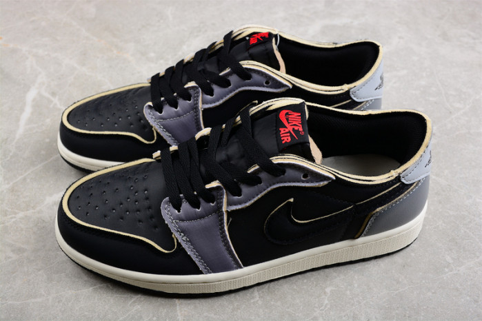 jordan 1 low og ex black smoke grey - dv0982-006