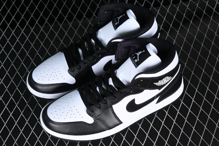 air jordan 1 mid panda dv0991-101