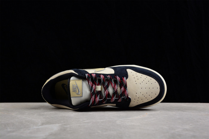 nike dunk low "navy suede" dv3054-001