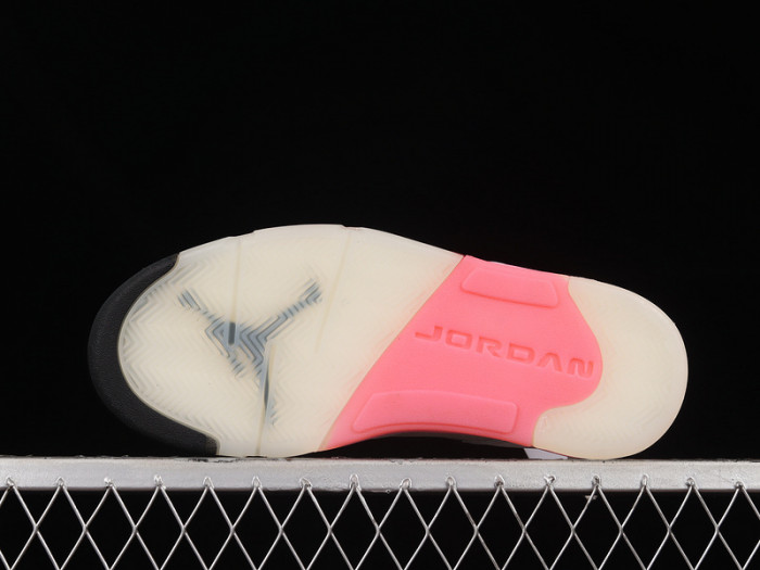 air jordan 5 low gs crafted for her white dx4390-116