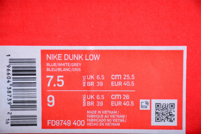nike dunk low midnight navy fd9749-400