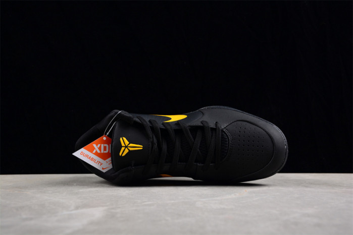 nike kobe 4 protro black university gold fq3544-001
