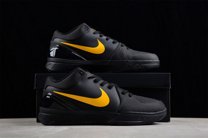 nike kobe 4 protro black university gold fq3544-001
