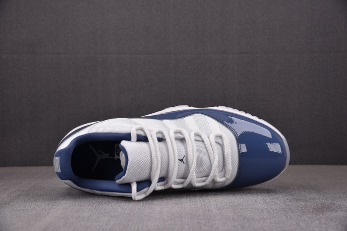 air jordan 11 low retro white midnight navy | fv5104-104