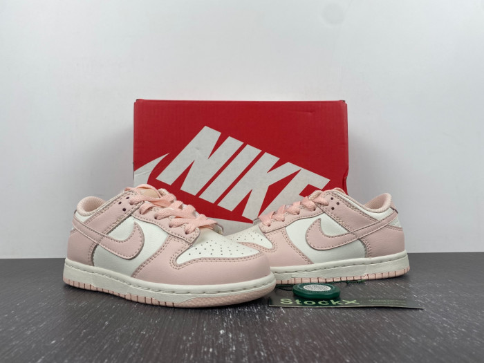 nike dunk low sp orange pearl kids-cw1588-101